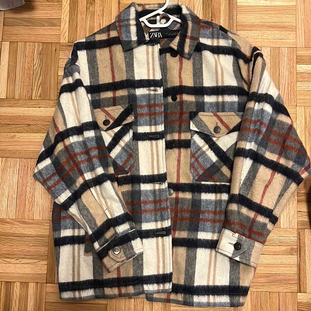 Zara plaid jacket